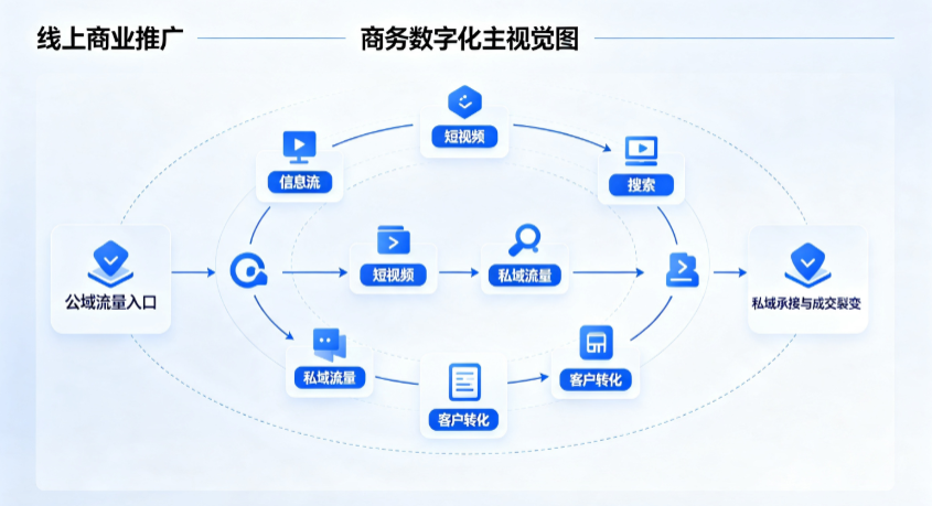 贵南县线上商业推广怎么做？全域流量闭环搭建与低成本转化实战指南